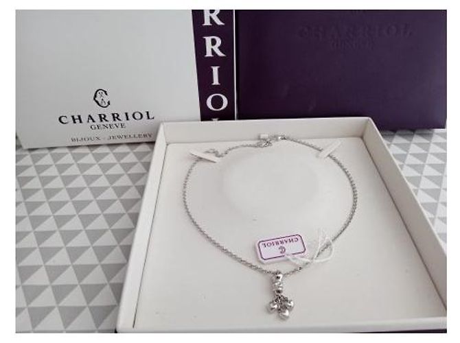 Autre Marque Collana CHARRIOL triplo cuore in acciaio Argento - vista 3
