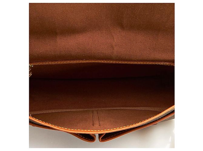 Louis Vuitton Monogramma Gibeciere MM M42247 Marrone - vista 6