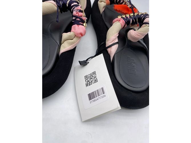 Autre Marque Sandali Non Firmati T.EU 40 Glitter Nero - vista 5
