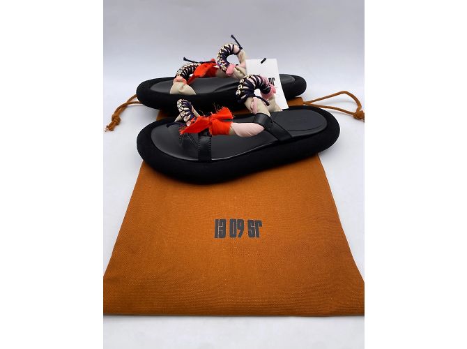 Autre Marque Sandali Non Firmati T.EU 40 Glitter Nero - vista 7