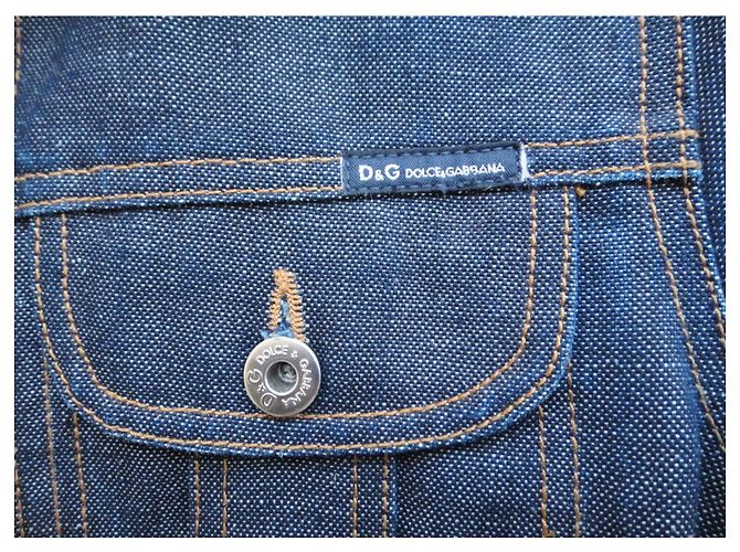 Jeansjacke Dolce & Gabbana Größe S Blau - Ansicht 5