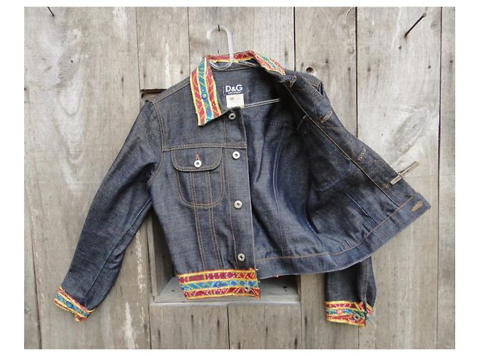 Jeansjacke Dolce & Gabbana Größe S Blau - Ansicht 8