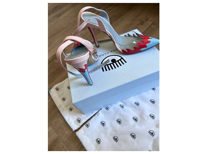 Décolleté Chiara Ferragni in vernice Multicolore - vista 2