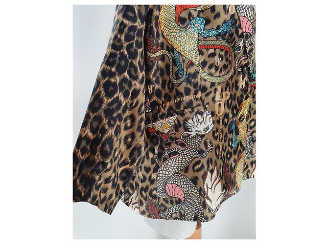 La Prestic Ouiston Tony Blazer Dragons de seda Multicolor - vista 4