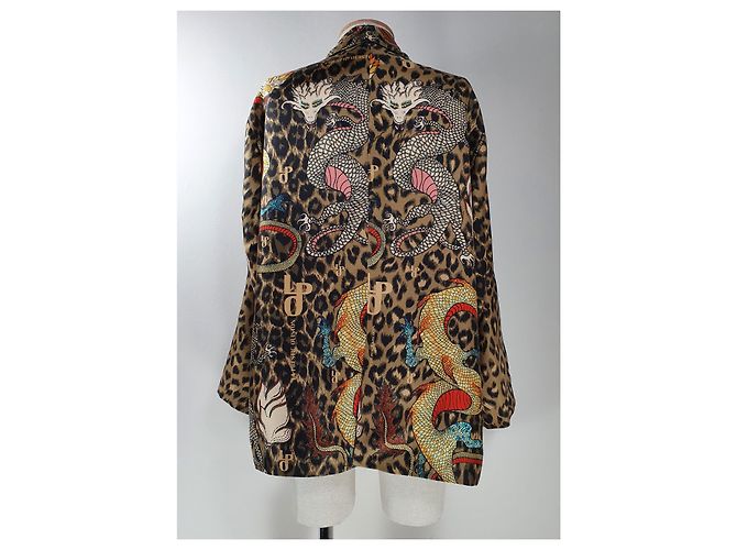 La Prestic Ouiston Tony Blazer Dragons de seda Multicolor - vista 5