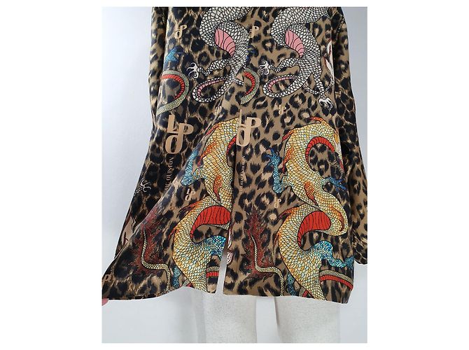 La Prestic Ouiston Tony Blazer Dragons de seda Multicolor - vista 6