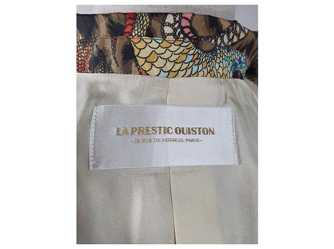La Prestic Ouiston Tony Blazer Dragons de seda Multicolor - vista 7