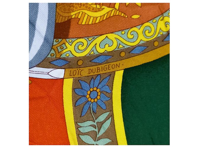Hermès a Parigi, Salisburgo 1996 di Loïc Dubigeon Marrone Nero Multicolore Beige D'oro Verde Arancione Grigio Giallo Verde oliva Blu navy Verde chiaro Verde scuro Blu scuro - vista 6