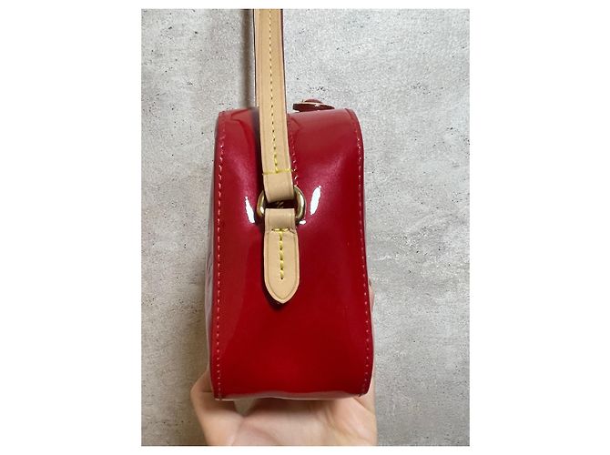 Borsa Louis Vuitton rossa in vernice Rosso - vista 10