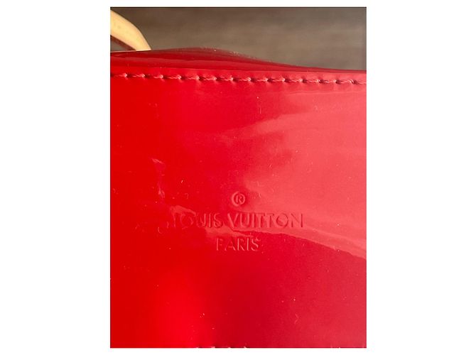 Borsa Louis Vuitton rossa in vernice Rosso - vista 14