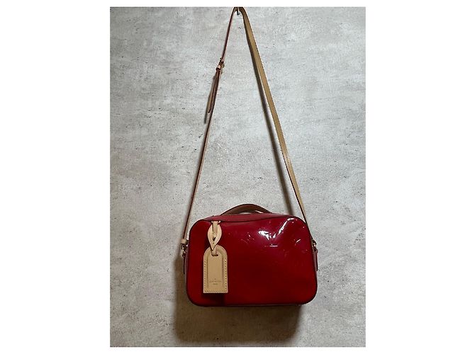 Borsa Louis Vuitton rossa in vernice Rosso - vista 2