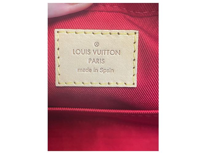 Borsa Louis Vuitton rossa in vernice Rosso - vista 4