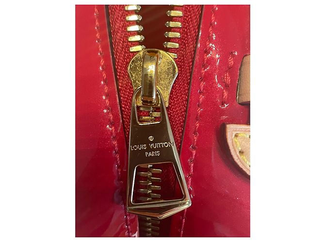 Borsa Louis Vuitton rossa in vernice Rosso - vista 8