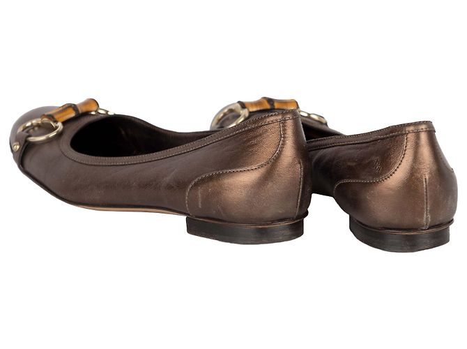 Bailarinas de Bambú Gucci Castaño - vista 3