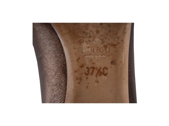 Bailarinas de Bambú Gucci Castaño - vista 6