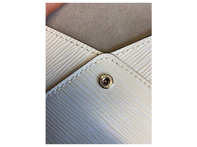 Louis Vuitton Einladung Ledertasche Blau - Ansicht 3