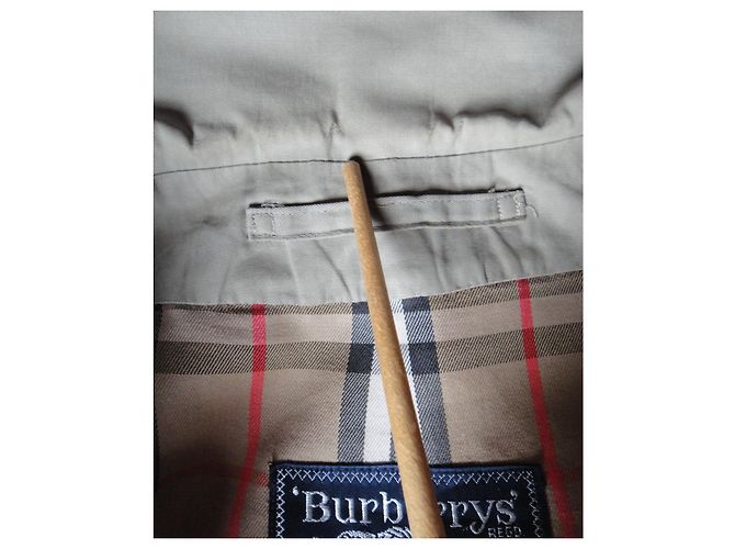 Giacca Burberry in gabardine di cotone kaki Cachi - vista 4