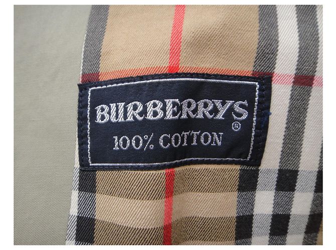 Giacca Burberry in gabardine di cotone kaki Cachi - vista 6