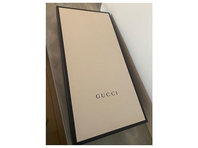 Botas Gucci de cuero amarillo con tacón de aguja Crema - vista 7