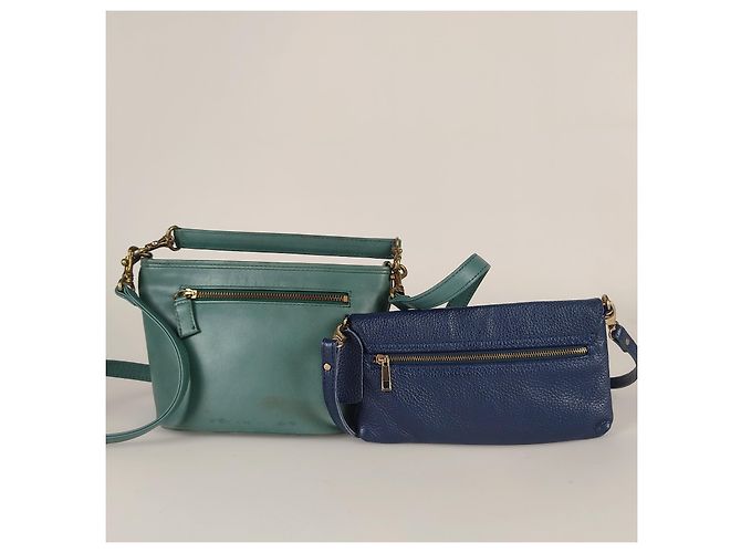 Set aus Vintage-Ledertaschen Mehrfarben - Ansicht 3