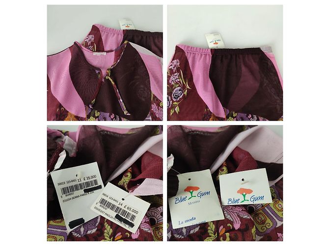 Vintage Alice-Anzug mit Blumendruck Mehrfarben - Ansicht 7