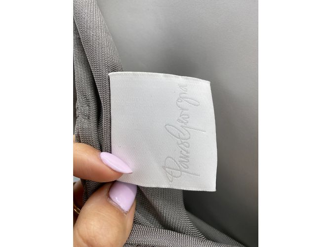 Autre Marque París Georgia supera a T.International XS Algodón Gris - vista 4