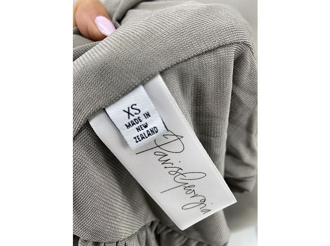 Autre Marque París Georgia supera a T.International XS Algodón Gris - vista 6