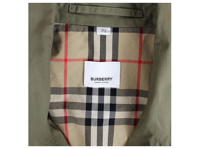 BURBERRY - Technischer Gabardine-Trenchcoat (Größe 36) Khaki - Ansicht 3
