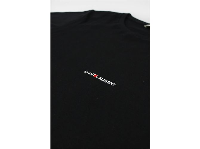 Saint Laurent T-Shirt von der linken Seite (XL) Schwarz - Ansicht 2