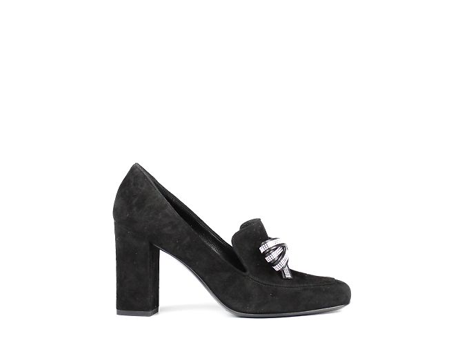 SAINT LAURENT - Pumps mit Strass (Größe 36.5) Schwarz - Ansicht 4
