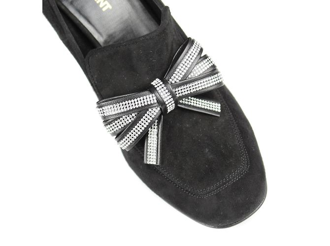 SAINT LAURENT - Pumps mit Strass (Größe 36.5) Schwarz - Ansicht 5