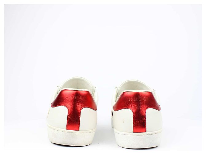Gucci Ace Sneakers mit elastischem Band (T42) Weiß - Ansicht 5