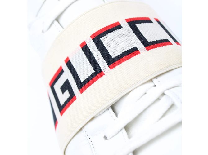 Gucci Ace Sneakers mit elastischem Band (T42) Weiß - Ansicht 7
