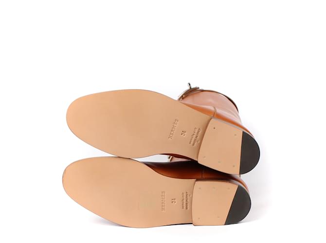Kelly HERMÈS - Springstiefel (Größe 34) Braun - Ansicht 3