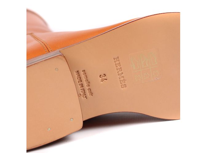 Kelly HERMÈS - Springstiefel (Größe 34) Braun - Ansicht 7