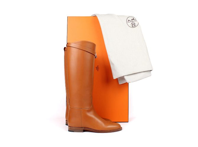 Kelly HERMÈS - Springstiefel (Größe 34) Braun - Ansicht 8