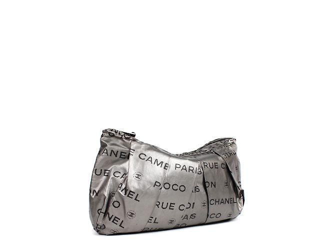 Cambon CHANEL Pochette T.  stoffa Argento - vista 2