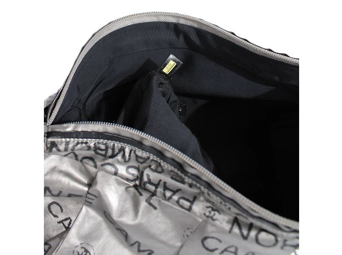 Cambon CHANEL Pochette T.  stoffa Argento - vista 7