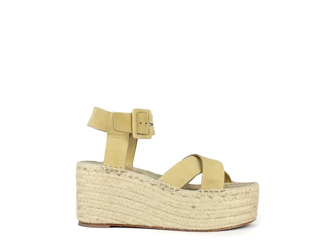 Céline CELINE - Keilsandalen (Größe 38) Beige - Ansicht 3