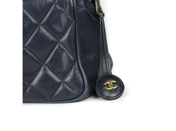 Camera CHANEL - Vintage Kamera Schultertasche Marineblau - Ansicht 5
