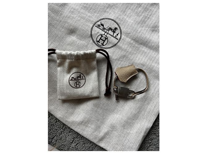 Hermès Birkin 25 Trench togo in pelle/ Bougainvillea Beige Silver hardware - vista 3