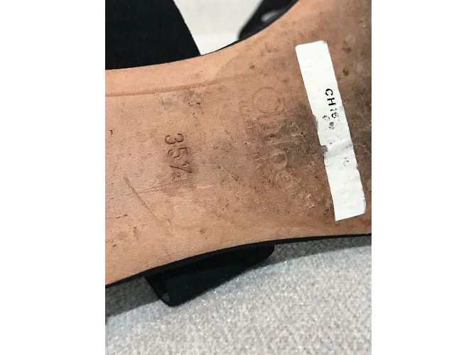 Chloé Sandali CHLOE T.EU 35.5 Camoscio Nero - vista 6