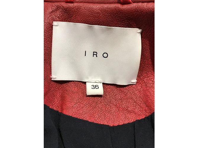 IRO Jacken T.International S Leder Rot - Ansicht 4