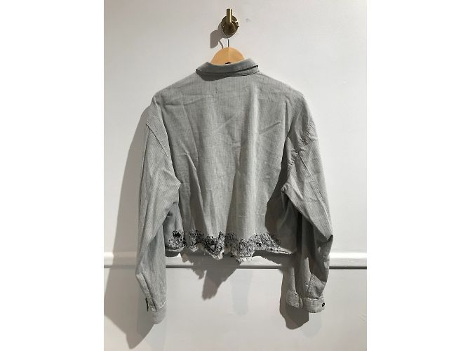 IRO Tops T.International S Algodón Gris - vista 3