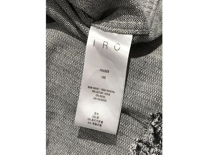 IRO Tops T.International S Algodón Gris - vista 5