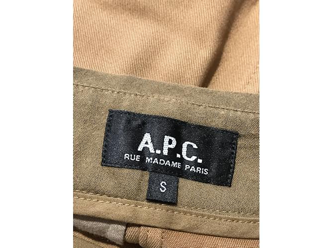 Faldas APC T.International S de algodón Camello - vista 3