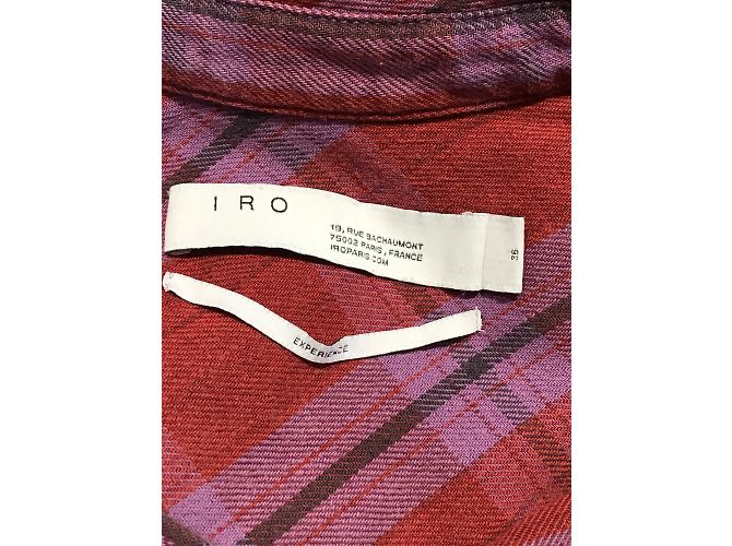 IRO Tops T.International S Algodón Roja - vista 4