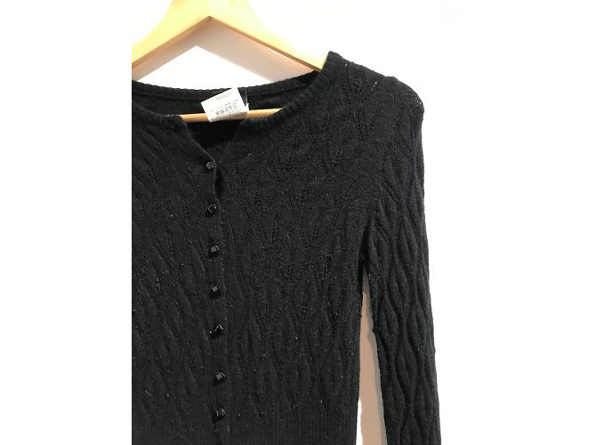 DOLCE & GABBANA Strickwaren T.International XS Wolle Schwarz - Ansicht 3
