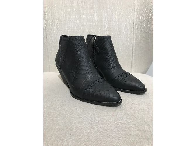 GIUSEPPE ZANOTTI Stivaletti T.EU 36 Pelli esotiche Nero - vista 2
