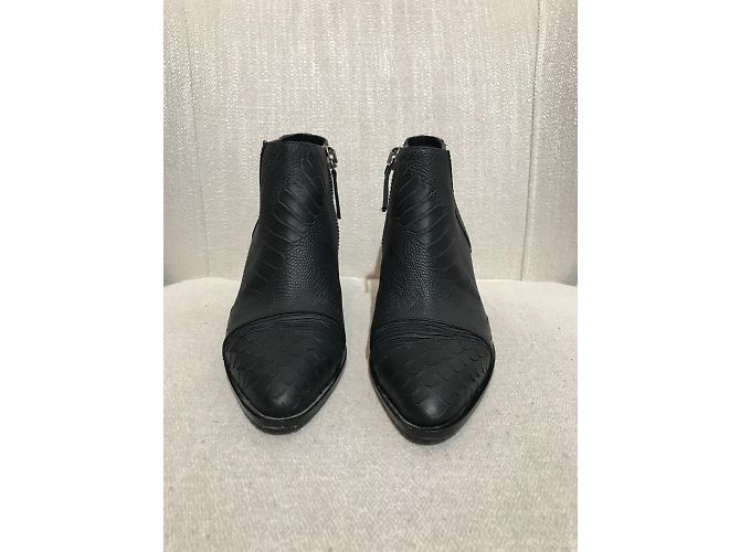 GIUSEPPE ZANOTTI Stivaletti T.EU 36 Pelli esotiche Nero - vista 3